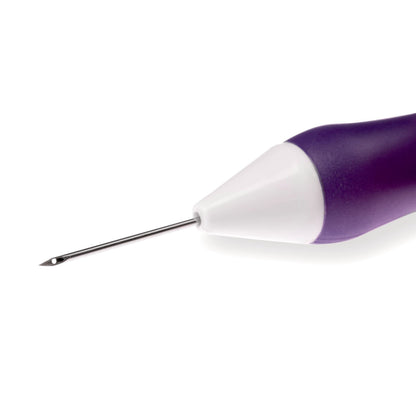 Prym Punch needle, 1,3 mm / 1,6 mm / 2,2 mm, White/Plum Blue