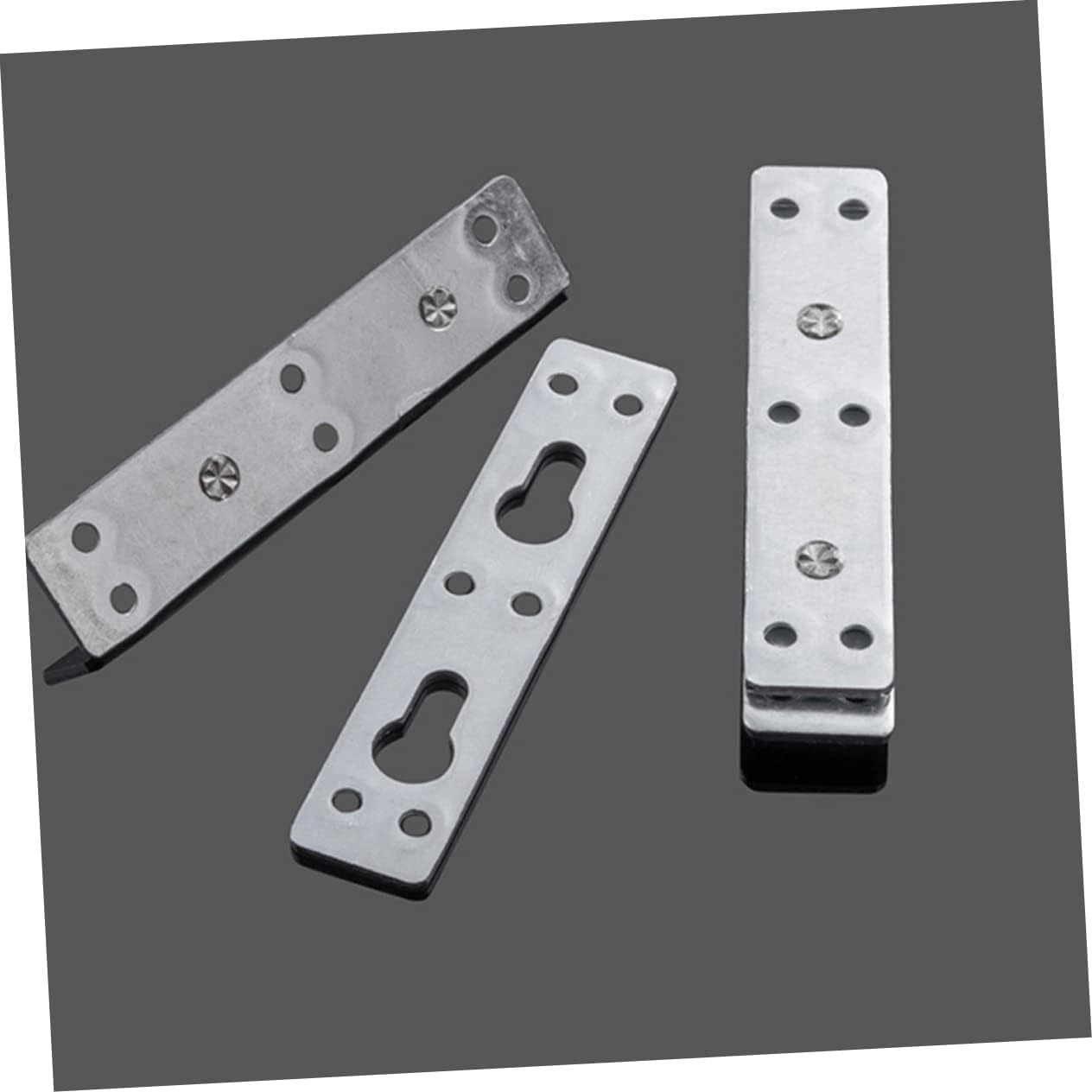 Holibanna 12 Pcs Bed Replacement Connectors, Hinge Hardware for Furniture Repair, Bed Rail Hanger Accessories