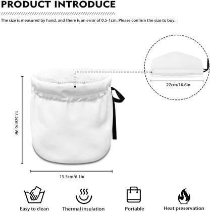 Kettle Cover Teapot Cozy, Insulated Breakfast Pot Cover, 2Pcs Set with Elastic Band for Household, Cactus and Purple