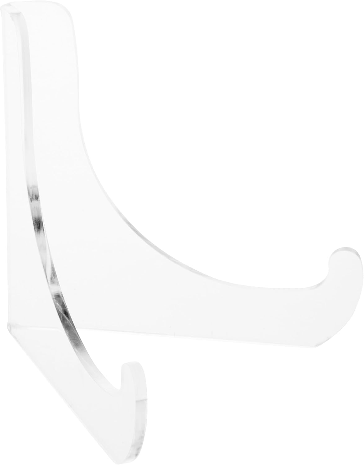 Plymor Small Clear Acrylic 60-Degree Angle Easel, 3" H x 3.125" W x 2.5" D