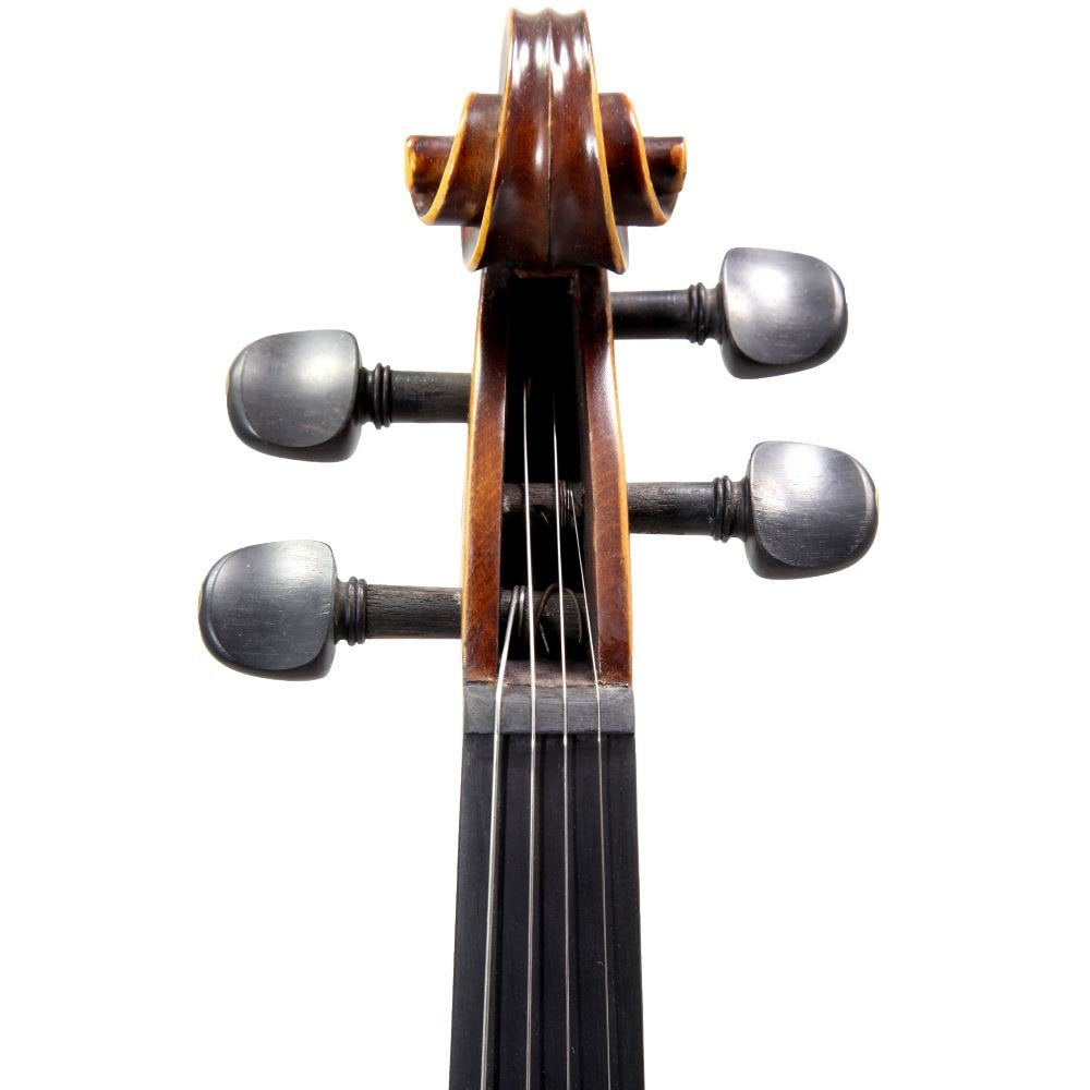 Paititi 4/4 Full Size PTVNHY100 Premium Hand Carved Ebony Fitted Violin Outfit with Case, Bow, String, Tuner, Mute and Rosin