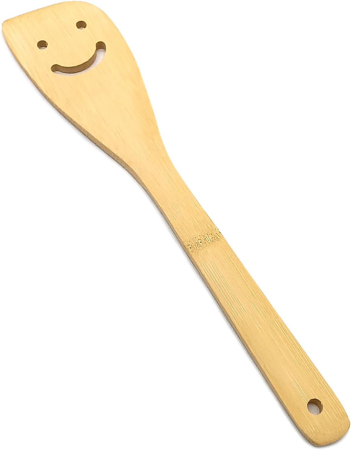 2 Pack Bamboo Smiley Face Kitchenware Cooking Utensil Set - Eco-friendly Stir-fry Spatula