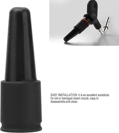 Estink Coffee Machine Nozzle, Silicone Steam Nozzle, Milk Foam Spout Replacement for DeLonghi Coffee Maker, Black