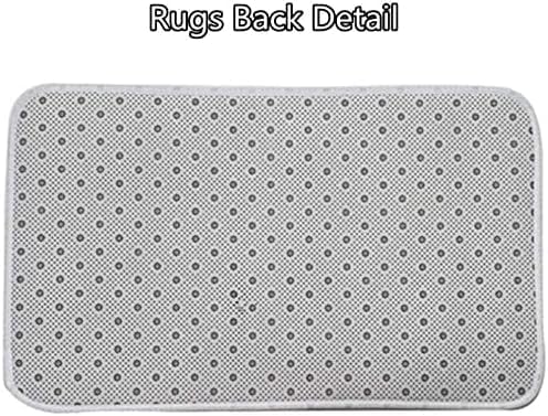 Teal Dahlia Floral Bath Mat on Rustic Wooden Plank, Non-Slip Soft Doormat for Kids, 17x29 Indoor Outdoor Entryways