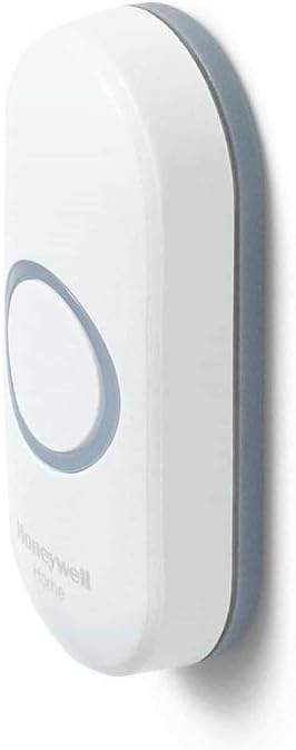 Honeywell Home RPWL400W2000 Honeywell Series 3, 4, 5, 9 Wireless Doorbell Push Button with Halo Light, White