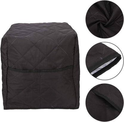 Washable Black Coffee Machine Cover, Protection for Kitchen Appliances