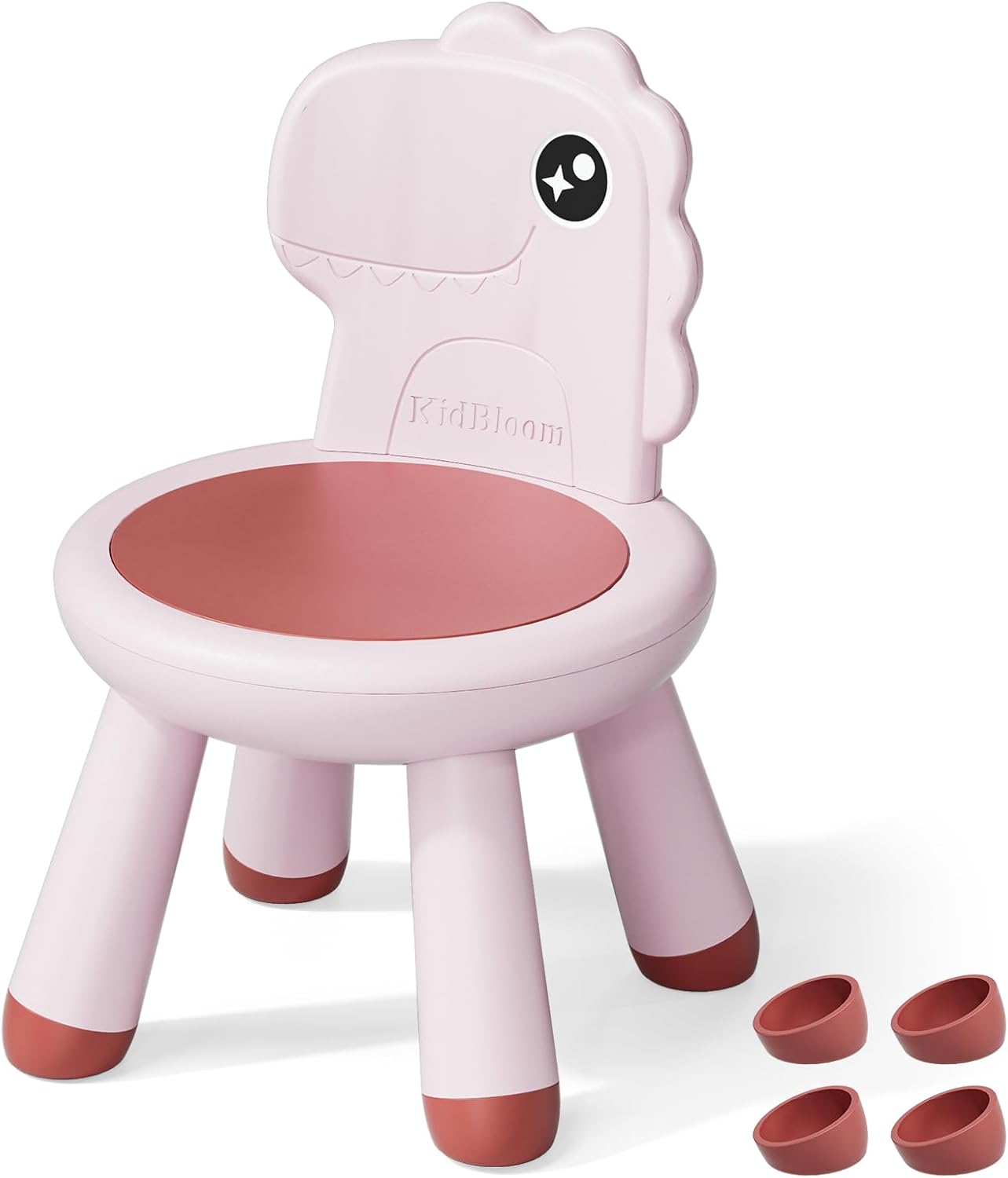 13 KidBloom Toddler Chair, Reinforced Kids Chair, Dinosaur Plastic Child Chair for Toddlers with Supportive Backrest