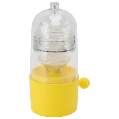 Zerodis Egg Spinner, Pulling Rope Detachable Plastic Dishwasher Washable Manual Golden Egg Shakers, Egg White and Yolk Spin Mixer Egg Scrambler for Making Hard Boiled Golden Eggs