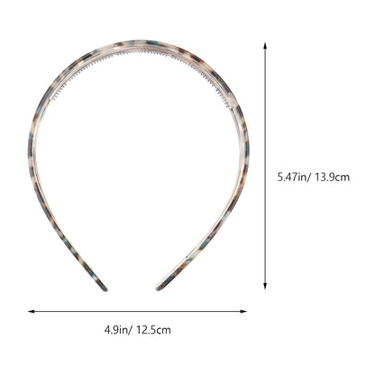 Uonlytech Non-Slip Hairband - Stylish Wide Plastic Face Washing Headband for Daily Wear | Green