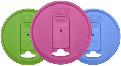 Mason Jar Drink Lid, Wide Mouth, Whimsy, Pack of 3