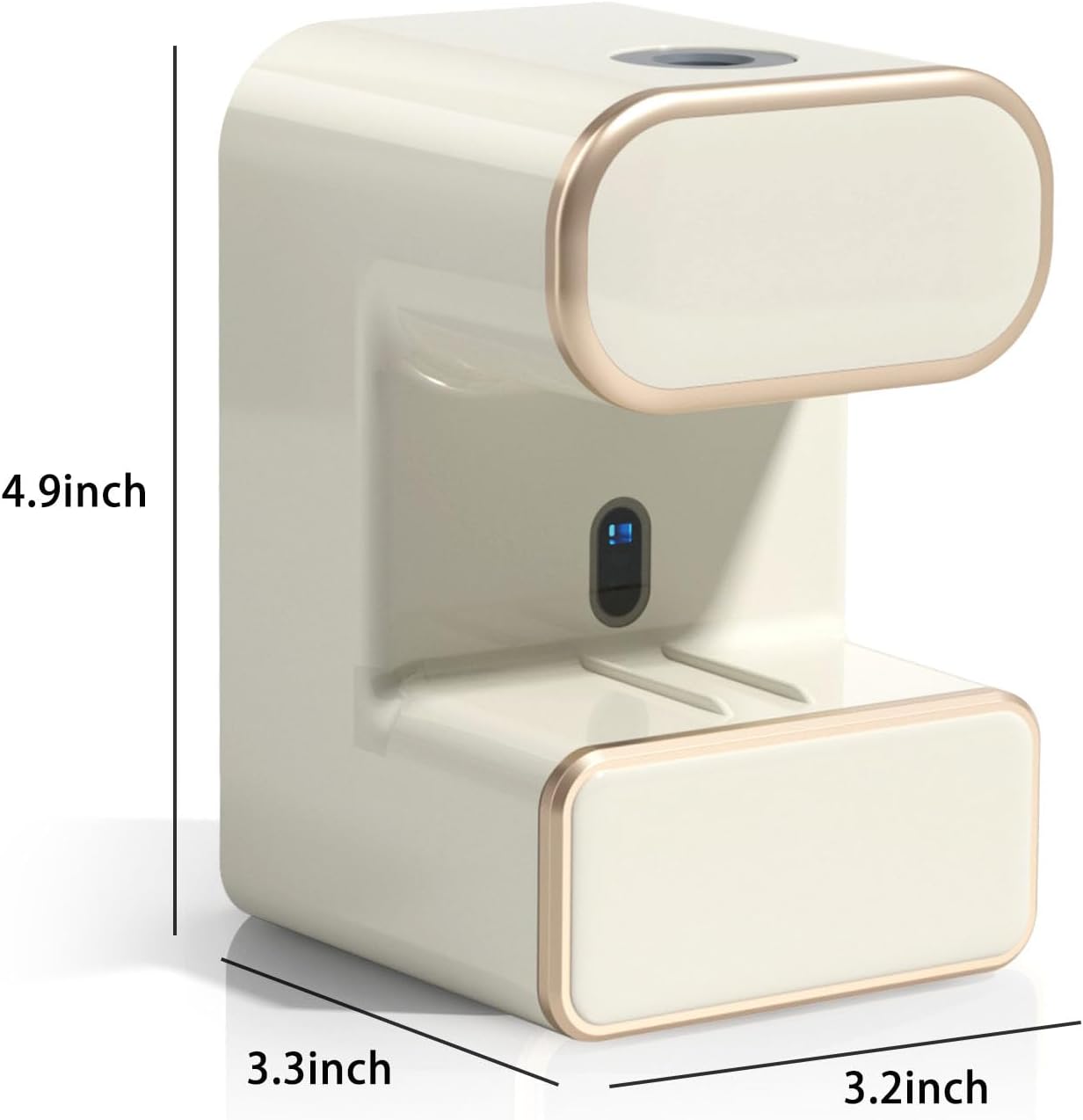 3 Automatic Toothpaste Dispenser,Smart Toothpaste Dispenser Wall Mounted with Toothpaste Slots,Electric Toothbrush