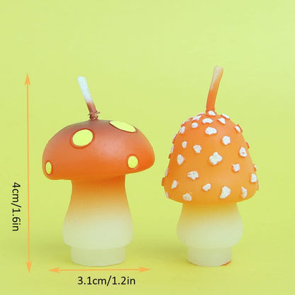 Birthday Mushroom Candles for Party Supplies and Wedding Favor