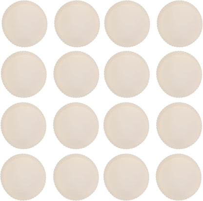 DOITOOL 100 PCS Disposable Paper Cup Covers - Recycled Hot Cup Lids for Cafe, Hotel, KTV Bars (3.1 Inch)
