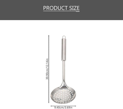 MAGICLULU 1 Set Stainless Steel Kitchenware Food Cooking Spatula, Soup Spoon, Slotted Turner, Non-Stick Pan for Eggs,