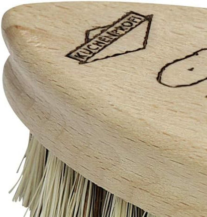 2.5 5.5 Kuechenprofi Vegetable Brush - x in, Beechwood Handle & Natural Bristles - Dish Scrubber & Kitchen Scrub Brush
