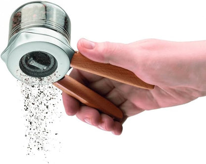 1-or-2-Handed 6 Settings 2oz Dreamfarm Ortwo Lite Original Ergonomic, Re-Fillable Salt, Pepper, Spice, Seed, Coffee