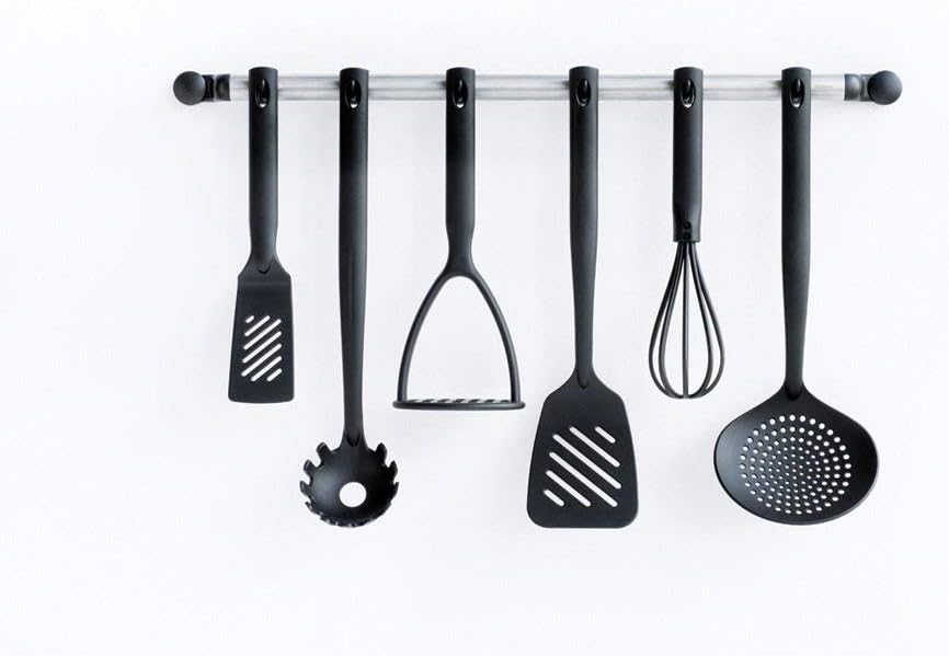 GARIAN Brabantia 365263 Small Black Spatula, All Nylon