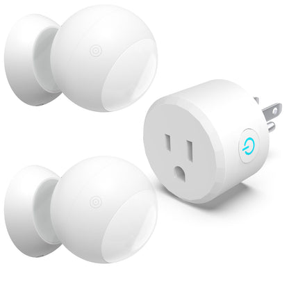 2 Pack Wireless Motion Sensor Outlet, Plug-in PIR Infrared Motion Activated Switch for Light Home Appliances Control, Motion Detector Socket for Bathroom, Garage, Laundry Room Lamps Exhaust Fan