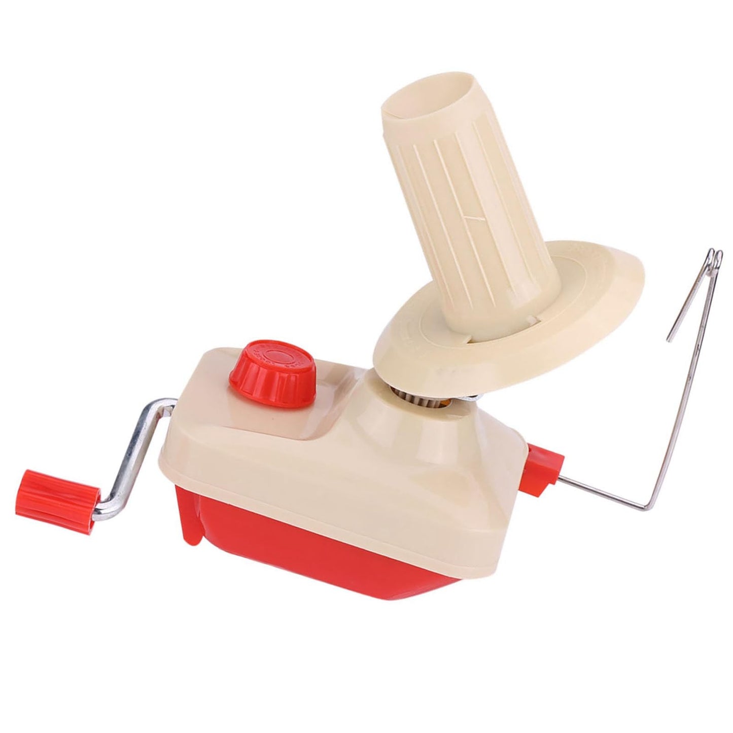 WGFOIP Thread Ball Winder, Hand Operated Plastic Metal Winders with Clip Table Design, Compact Yarn Winder for Knitting Sewing Projects