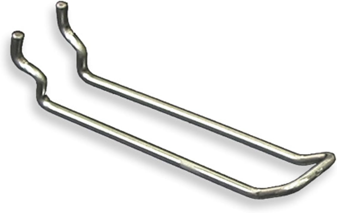 Azar 701140 Safety Metal 4-Inch Loop Hook, 50-Piece Set