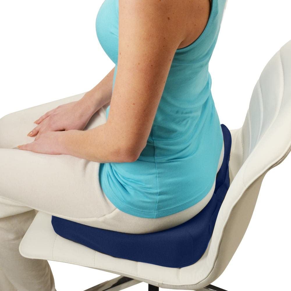 Contour Products Kabooti Coccyx Foam Seat Cushion, Blue