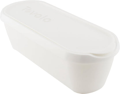 Frozen 2.5 Tovolo Half Gallon Ice Cream Container for Home Made Ice Cream Glide A Scoop Ice Cream Tub for Reusable