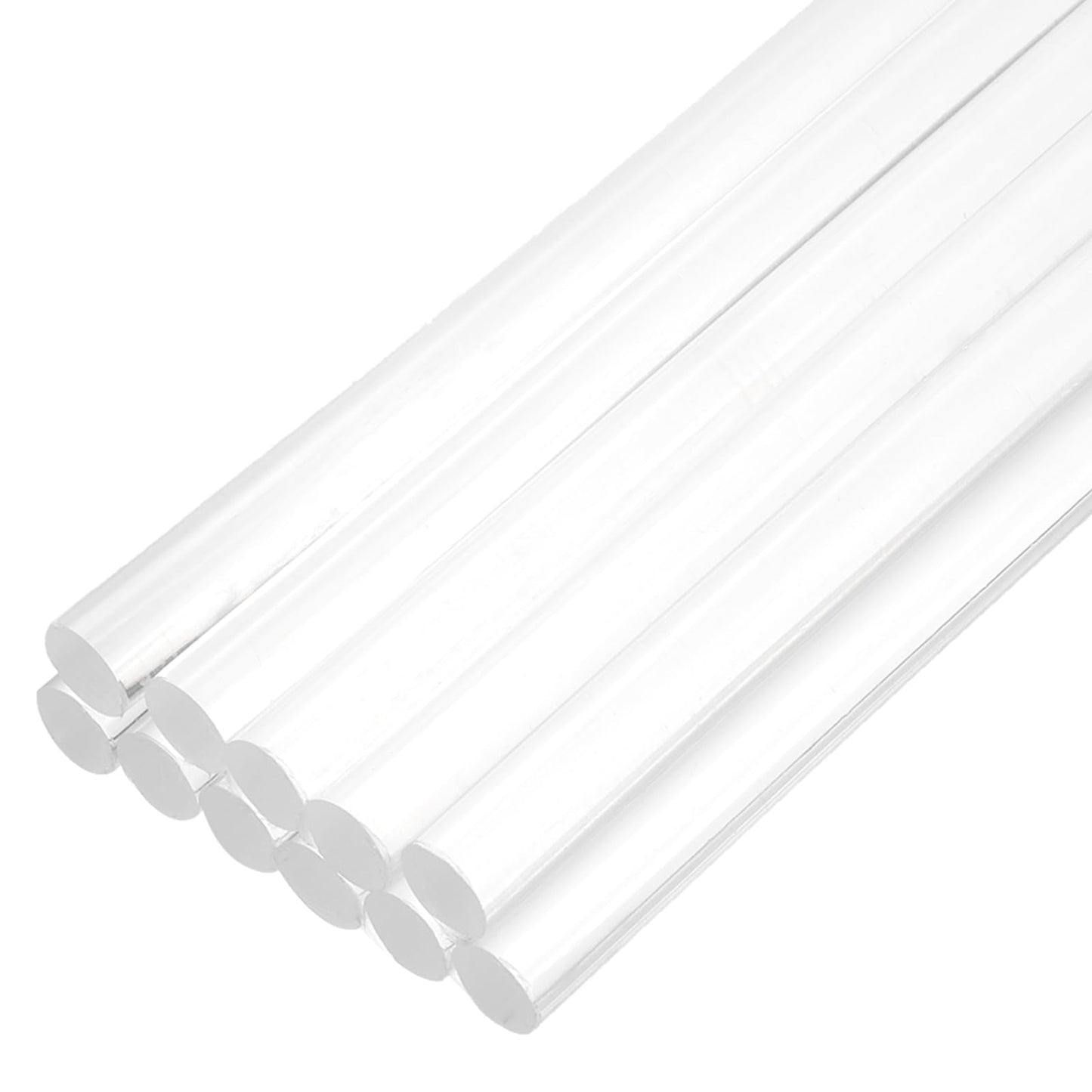 uxcell Mini Hot Glue Sticks for Glue Gun 11mm x 200mm Clear 12pcs