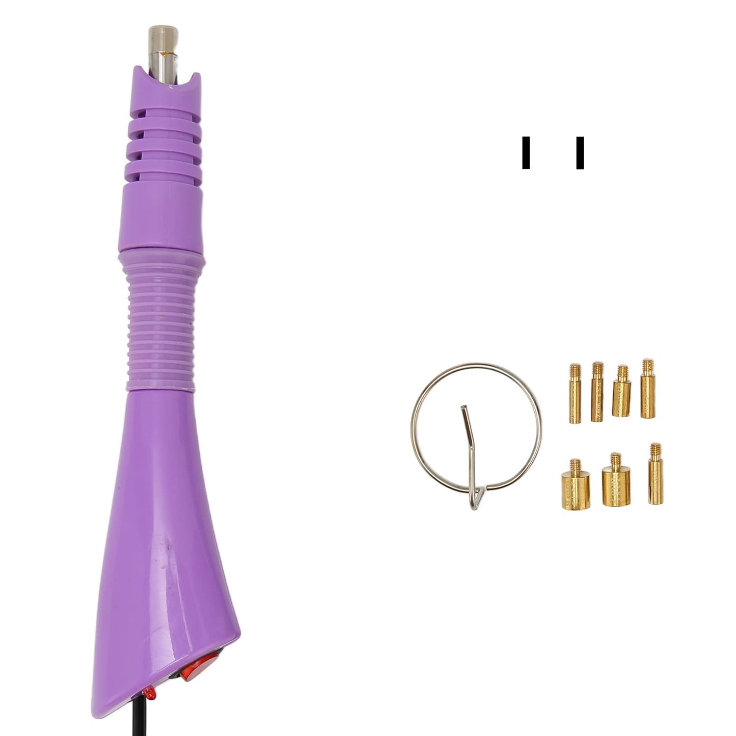 Hotfix Applicator with 7 Tips Wand Rhinestone Setter Hot Fix Applicator Iron Gun Pen Tool Kit with Hotfix Rhinestone Crystals for DIY Crafts 110-220V (US Plug