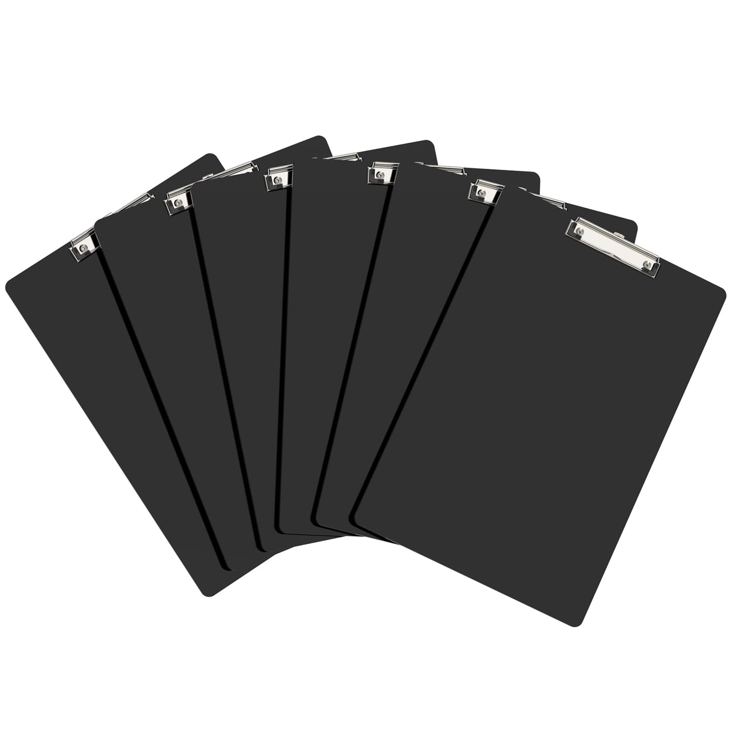 Macroclo Extra Large 11x17 Clipboards, Plastic Black Drawing Boards, Horizontal Clip Board, Vertical Layout. Suitable for Watercolor, Sketching, Painting. Art & Drafting Supply(Pack of 6)