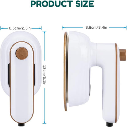 Portable Handheld Iron, Brynnl Mini Steamer for Clothes, 180° Rotatable Travel Garment Steamer