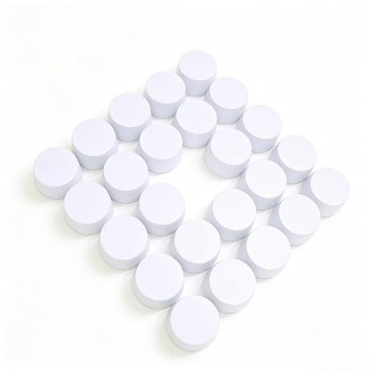 HOMAMAMOON 24 Pack Candle Tins for Making Candles, 8 oz Matte White Empty Candle Jars with Lids, Premium Seamless Metal Candle Containers Jars for DIY Craft, Small Business,Travel, Storage & Gifts