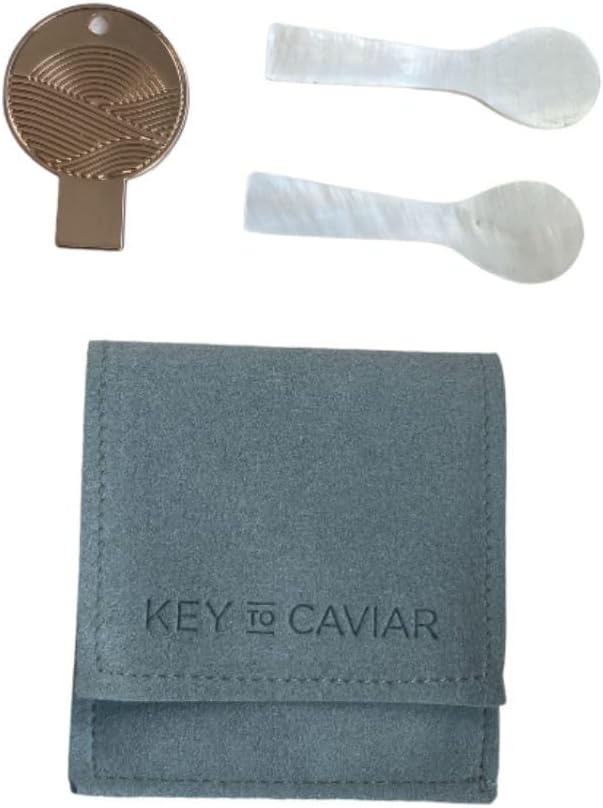 Caviar Key Tin Opener Set, Essential Caviar Accessory