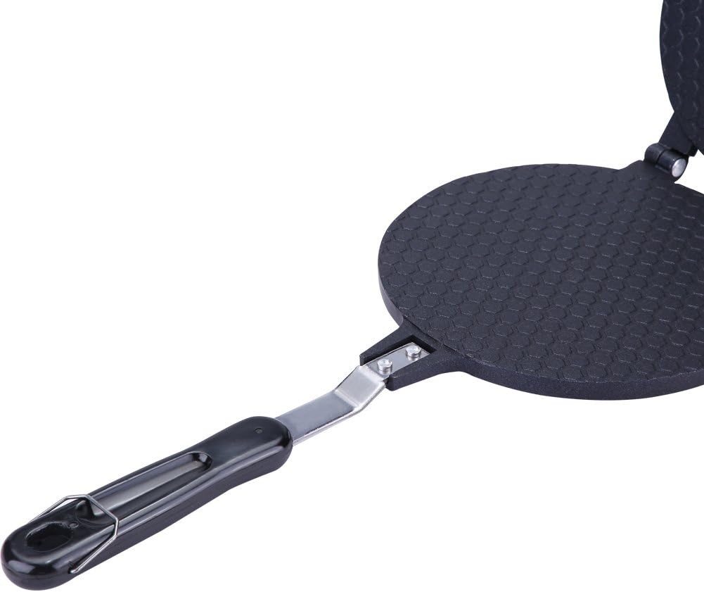 Akozon Household Kitchen Gas Nonstick Waffle Cone Maker, Egg Roll Baking Tool