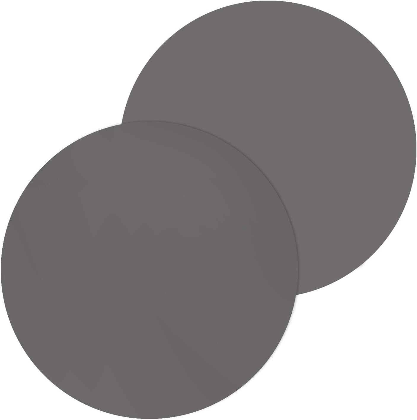 12" Silicone Microwave Multi-Mat, Non-Stick Heat Resistant Oven Mat - 2 Pack in Gray