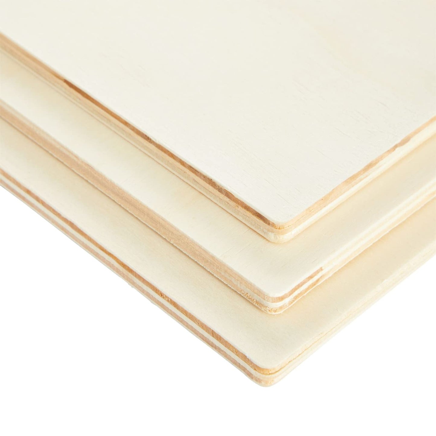 Juvale Wood Boards - 10.6 x 7 x 1/4 in, 6 Pack, Unfinished Poplar Plywood - Wood for Crafts, Blank Wooden Signs & DIY Painting Panel