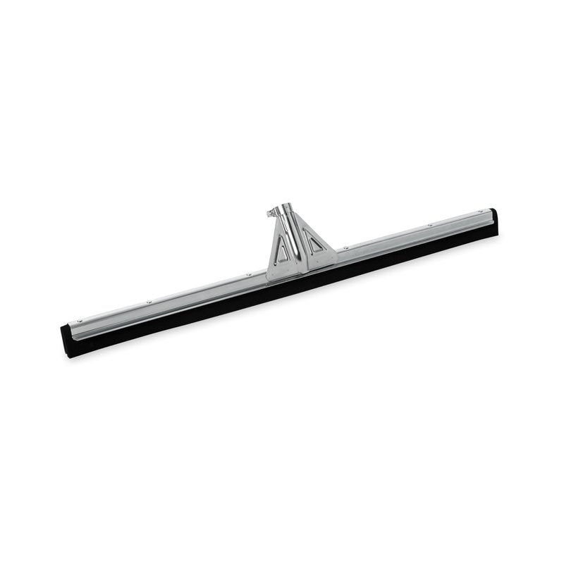 Rubbermaid Commercial Products Heavy-Duty Floor Dual Squeegee Black for Warehouses/Concrete/Car Garage/Basement Floor
