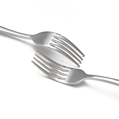 8-Piece Salad Forks Set, Food Grade Stainless Steel Silverware Dinner Fork, Flatware Forks Use for Home, Kitchen, Restaurant, Dishwasher safe - 7 Inches