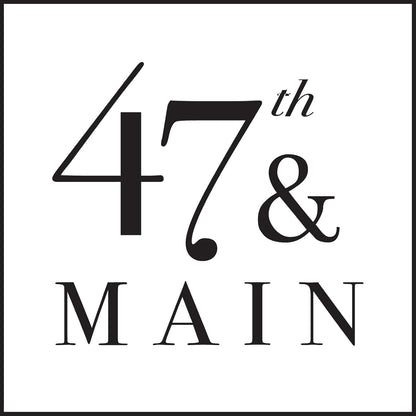 47th & Main Modern Iron Pillar Candle Holder, Large, Black Pedestal Candleholder