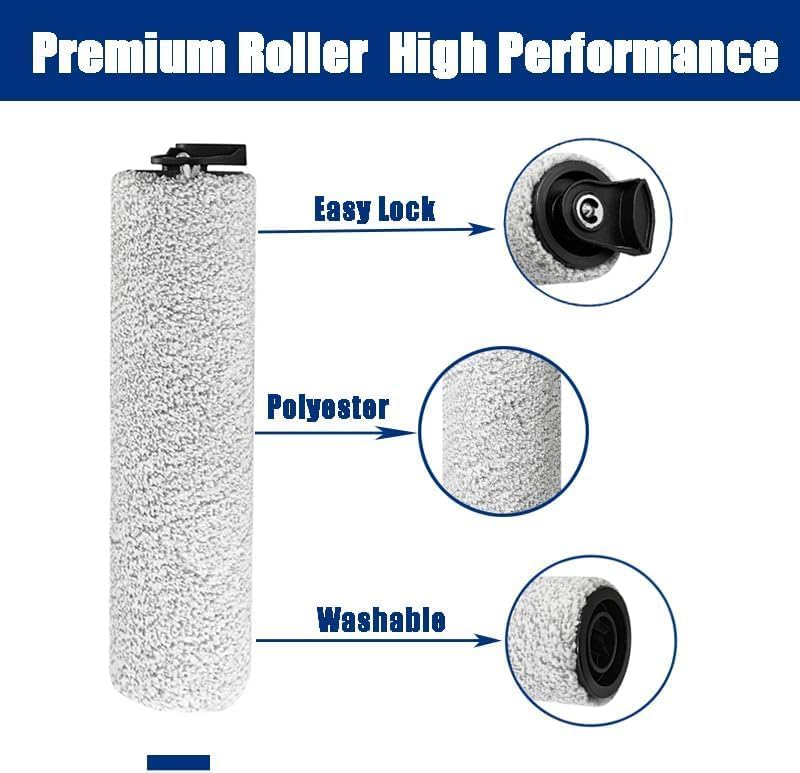 Replacement Roller Brush for Tineco iFloor 3/Floor One S3/iFloor 2, Cordless Wet Dry Vacuum Cleaner, 2 Pack