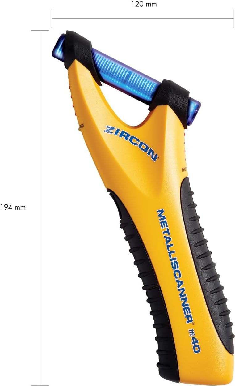 Zircon MetalliScanner m40 - Handheld Electronic Metal Detector for Dry Wall, Concrete, Lathe, Plaster, and More