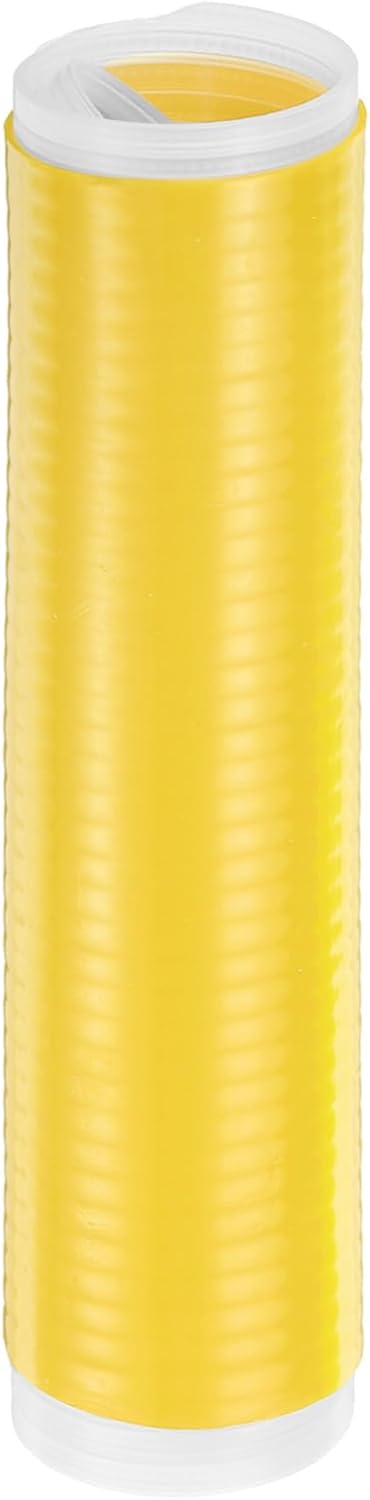 uxcell Silicone Pan Handle Sleeve, Yellow Heat Resistant Cover for Cast Iron Frying Pan Handle Holder Spatulas (M)