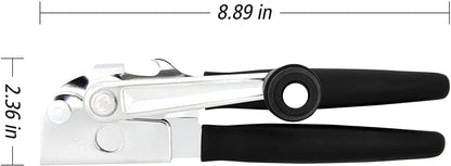 Crank Handle Commercial Heavy Duty Can Opener - Ergonomic Cushioned Handle