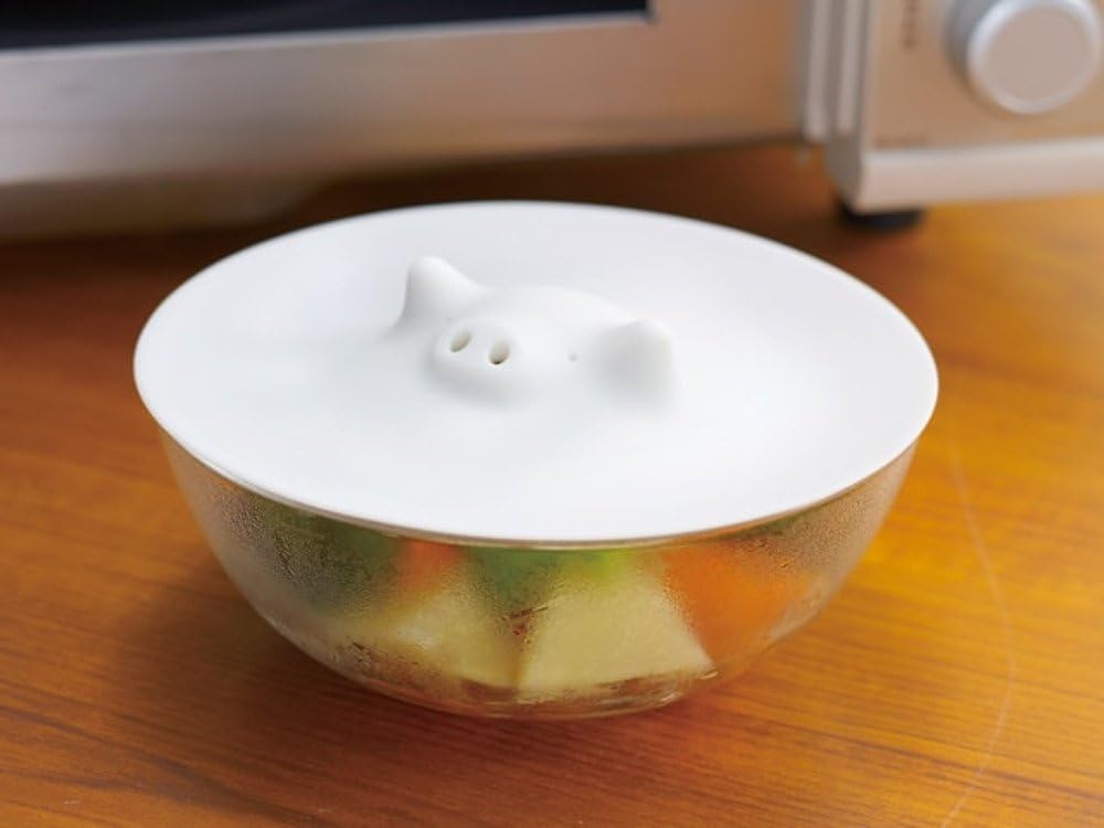 White Piggy Steamer, 5-5/16"