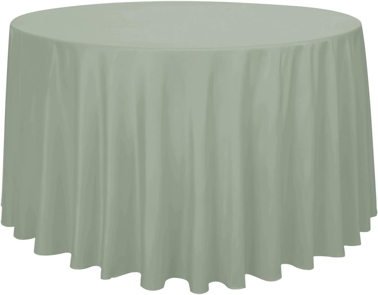 210GSM 108 Inch Obstal Round Table Cloth, Oil-Proof Spill-Proof and Water Resistance Microfiber Tablecloth, Decorative