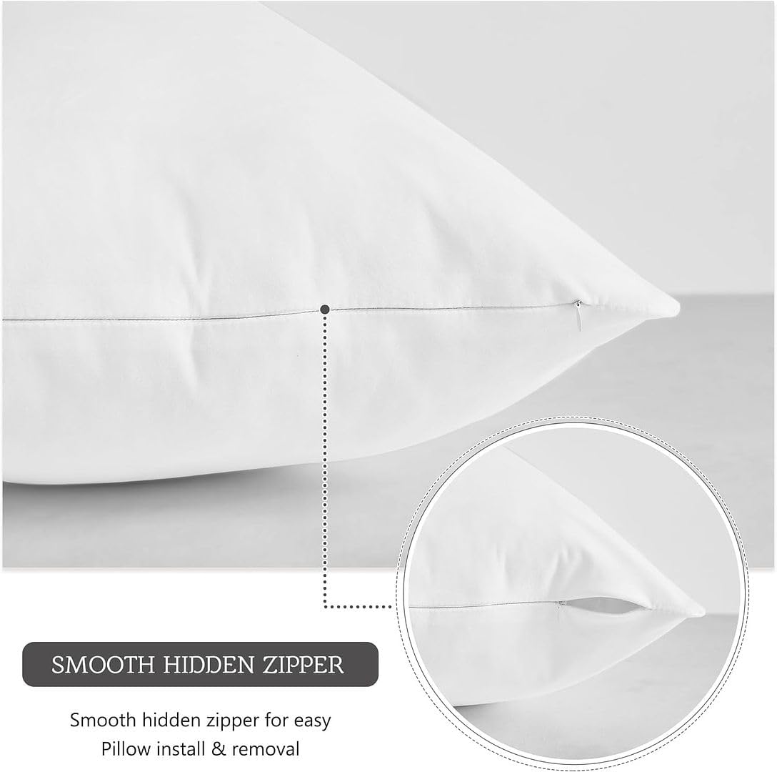 20 54 Inch MoonRest Classic Microsuede Body Pillow Pillowcase - Ultra-Soft Plush - Hidden Zipper X - Wine