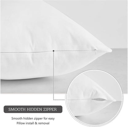 20 54 Inch MoonRest Classic Microsuede Body Pillow Pillowcase - Ultra-Soft Plush - Hidden Zipper X - Wine