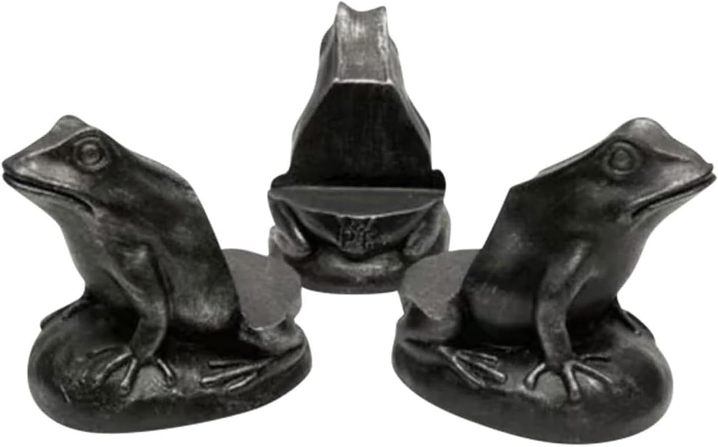 DecoVista 3Pcs Frog Resin Pot Decorative Feet, Plant Pot Support Feet for Outdoor, Animals Statue Pot Base Planter