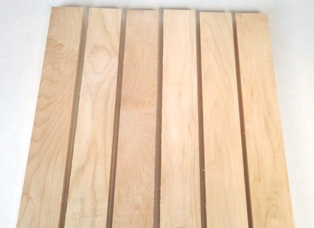 3/4” x 2” x 16” Combo of 6 Walnut 6 Cherry and 6 Hard Maple - 18 Boards