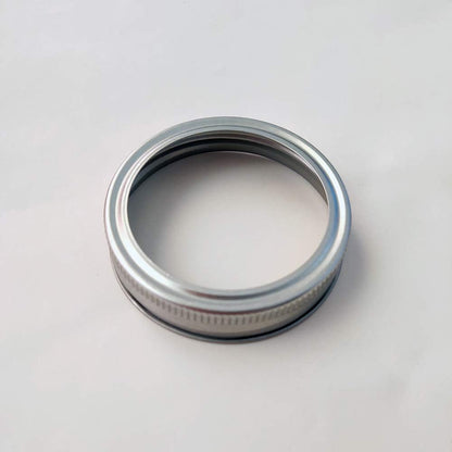20pcs Rust Resistant Silver Mason Jar Replacement Rings, 87mm Wide Mouth Bands for Canning Lids and Storage