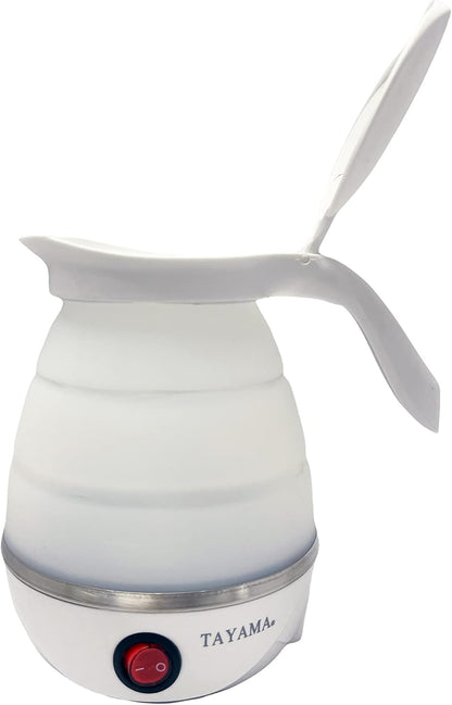 Tayama Collapsible Silicone Electric Kettle, Dual Voltage 110V/220V